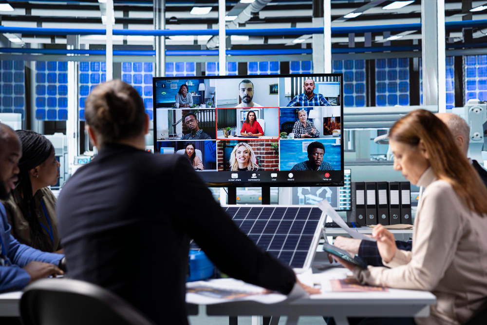 Business people in a business meeting