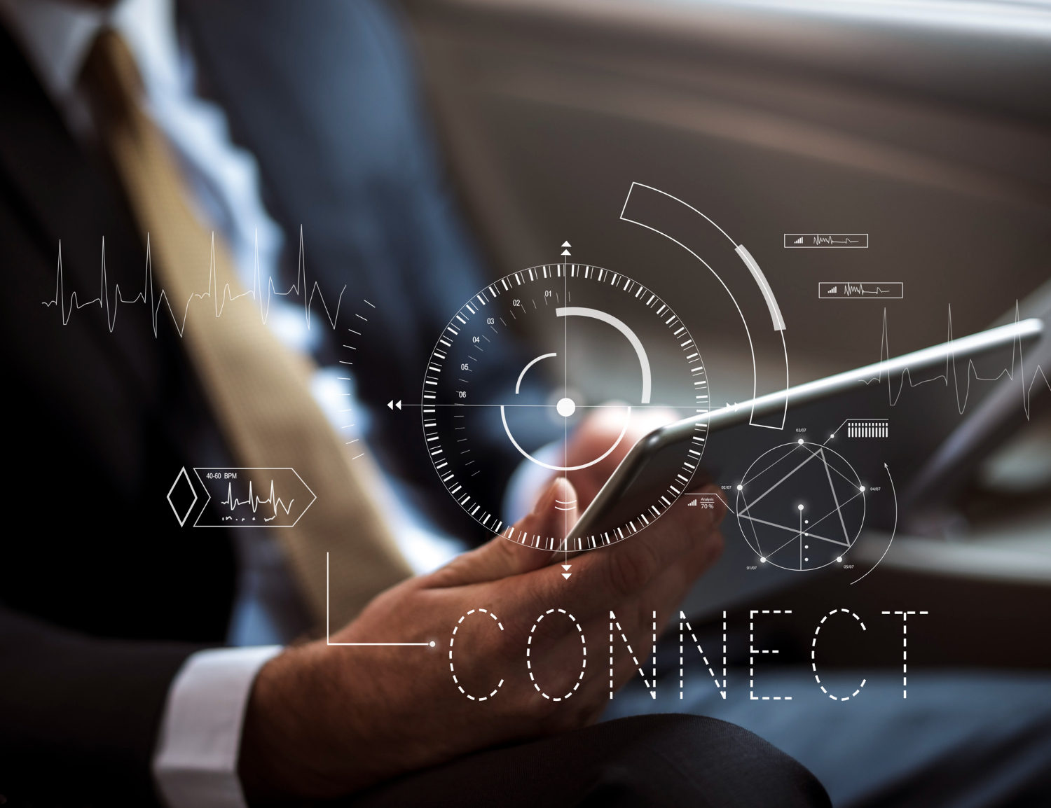 Diverse company employees having online business conference
